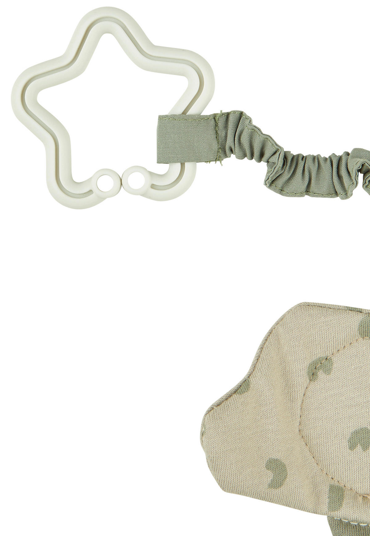 KINDERWAGENKETTE - Mintgrau, Basics, Textil (55cm) - Sterntaler