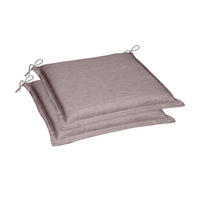 GARTENSITZKISSENSET Uni  - Taupe, Basics, Textil (45/5/47cm)