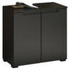 WASCHBECKENUNTERSCHRANK 60/57/32 cm  - Schwarz, Modern, Holzwerkstoff/Kunststoff (60/57/32cm) - MID.YOU