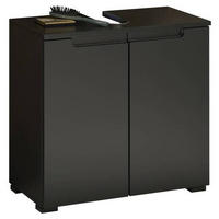 WASCHBECKENUNTERSCHRANK 60/57/32 cm  - Schwarz, Modern, Holzwerkstoff/Kunststoff (60/57/32cm) - MID.YOU