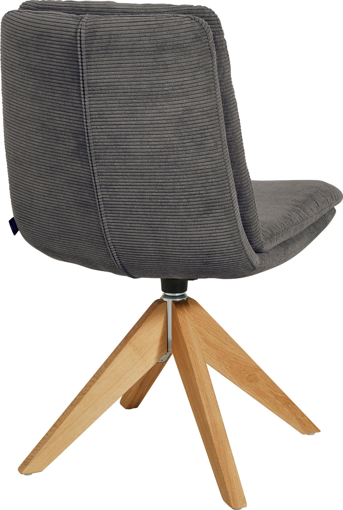 STUHL - Eichefarben/Anthrazit, Design, Holz/Textil (50/90/69cm) - Johann Jakob