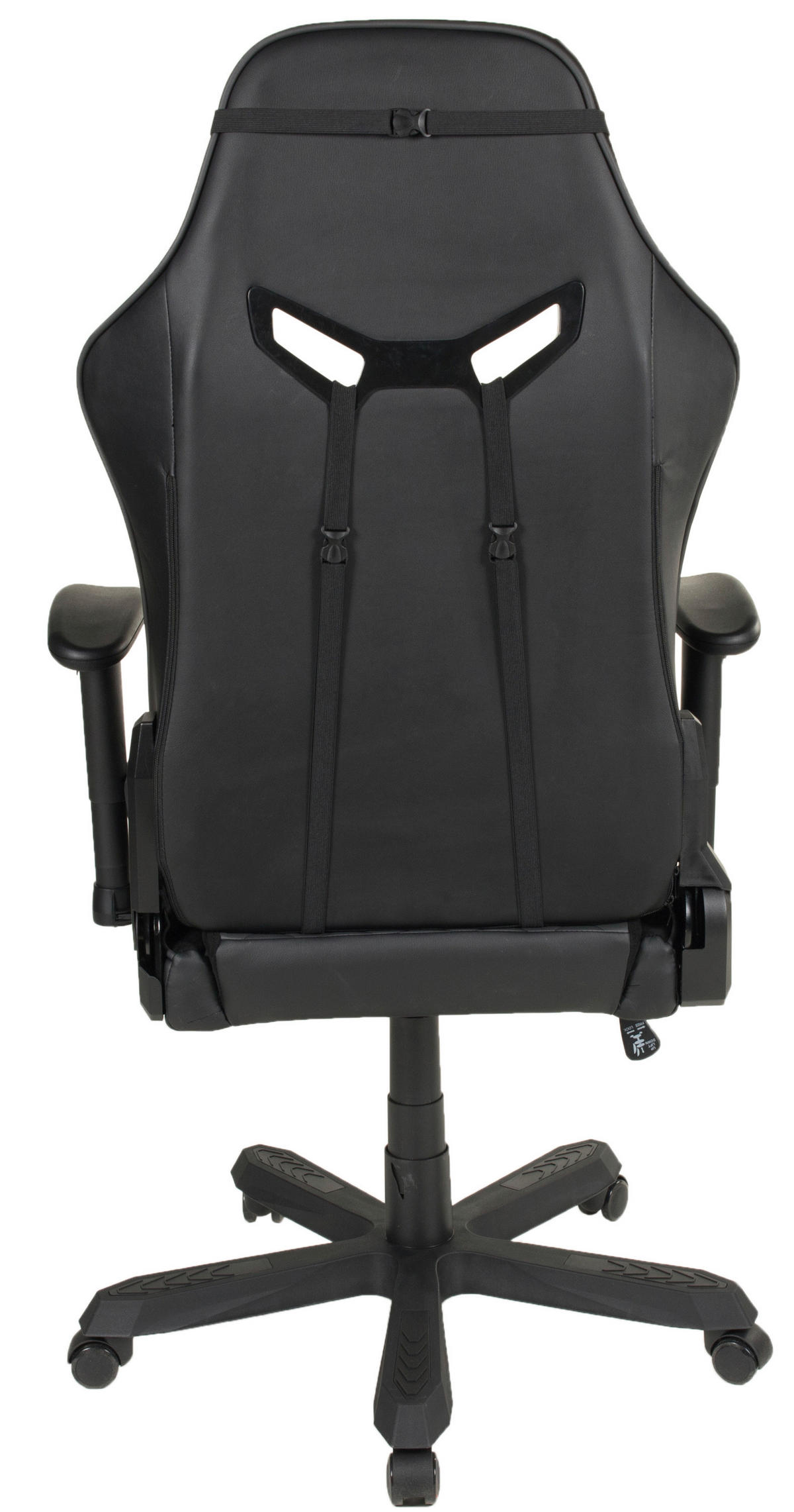 GAMINGSTUHL  in Lederlook, Mikrofaser Schwarz  - Schwarz, Design, Kunststoff/Textil (72/128-138/72cm) - Xora
