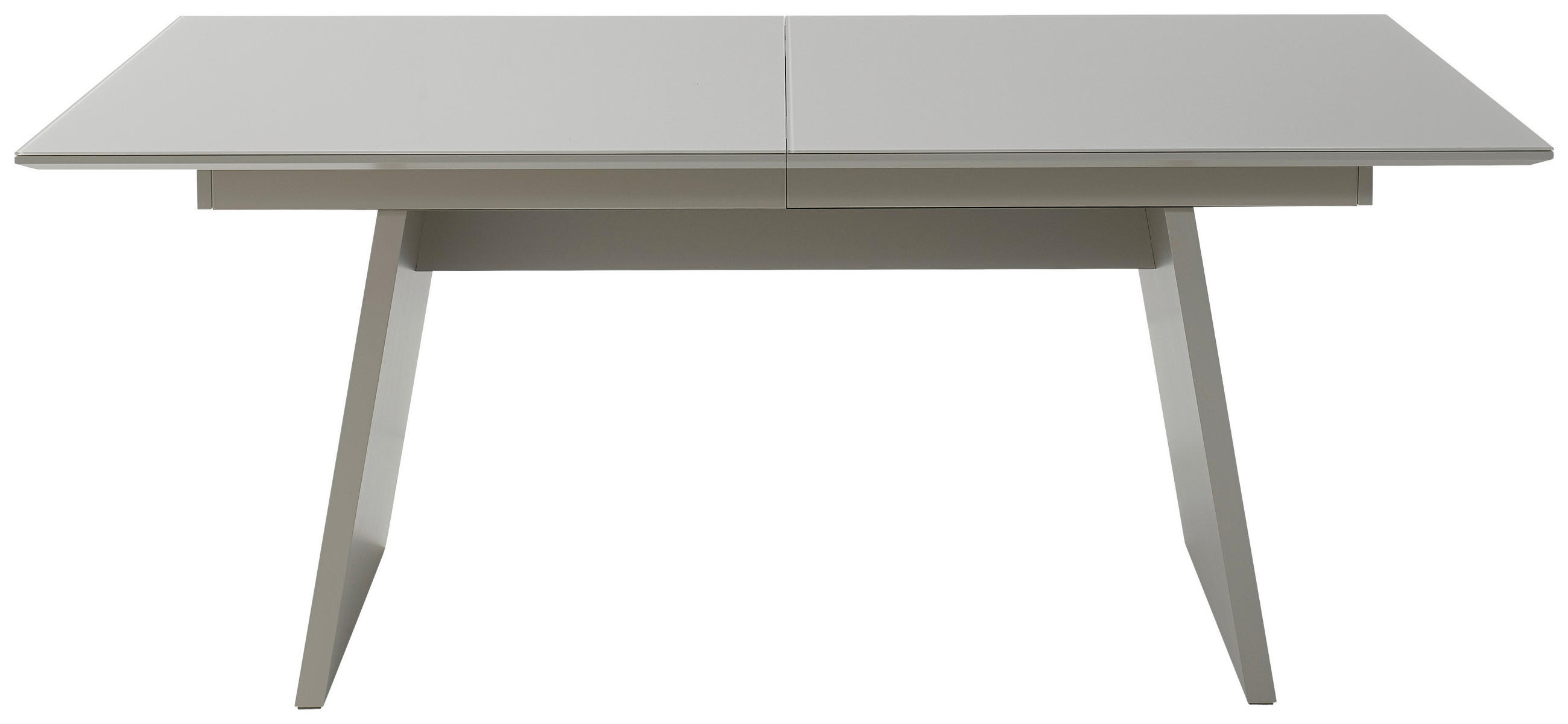 ESSTISCH 180-260/90/75 cm Glas Schlammfarben rechteckig  - Schlammfarben, Design, Glas/Holzwerkstoff (180-260/90/75cm) - Leonardo Living