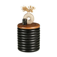 BEISTELLTISCH Holz 34/34/45 cm  - Schwarzbraun, Trend, Holz (34/34/45cm) - Ambia Home