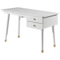 JUGENDSCHREIBTISCH 125/75/60 cm  - Goldfarben/Weiß, MODERN, Holzwerkstoff/Kunststoff (125/75/60cm) - MID.YOU