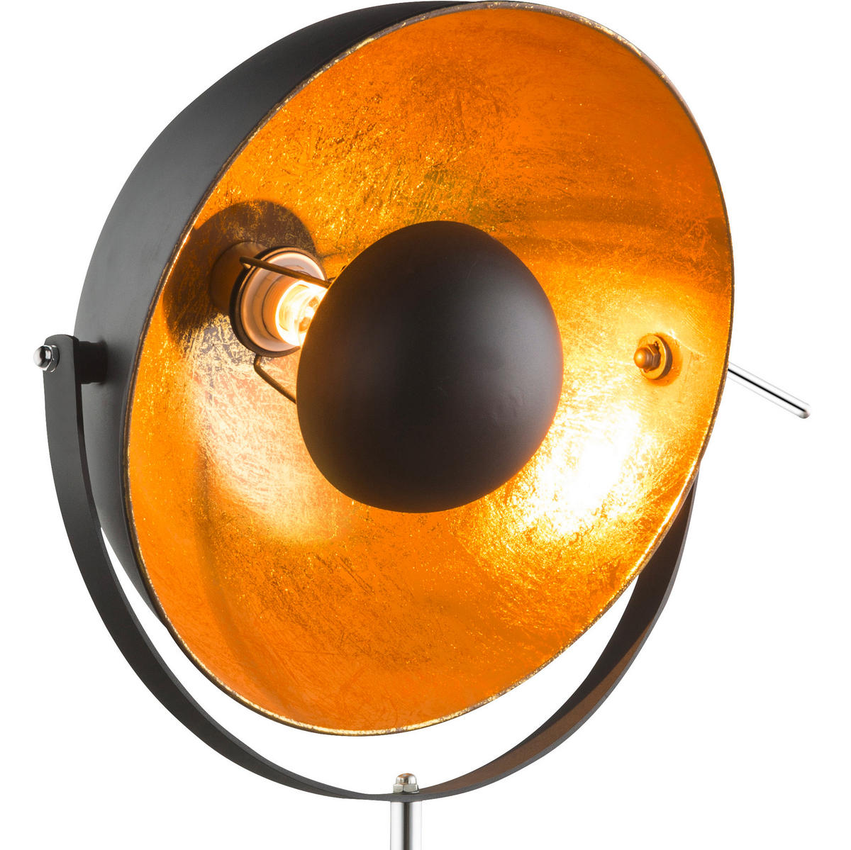 SVJETILJKA PODNA Lenn  - zlatne boje/crna, Trend, metal (69/179cm) - Globo