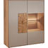 HIGHBOARD IN KERNEICHE Kerneiche massiv gebürstet, gewachst, lackiert, matt Eichefarben, Fango - Fango/Eichefarben, Design, Glas/Holz (117/138/39cm) - Valnatura HIGHBOARD IN KERNEICHE Kerneiche massiv gebürstet, gewachst, lackiert, matt Eichefarben, Fango - Fango/Eichefarben, Design, Glas/Holz (117/138/39cm) - Valnatura