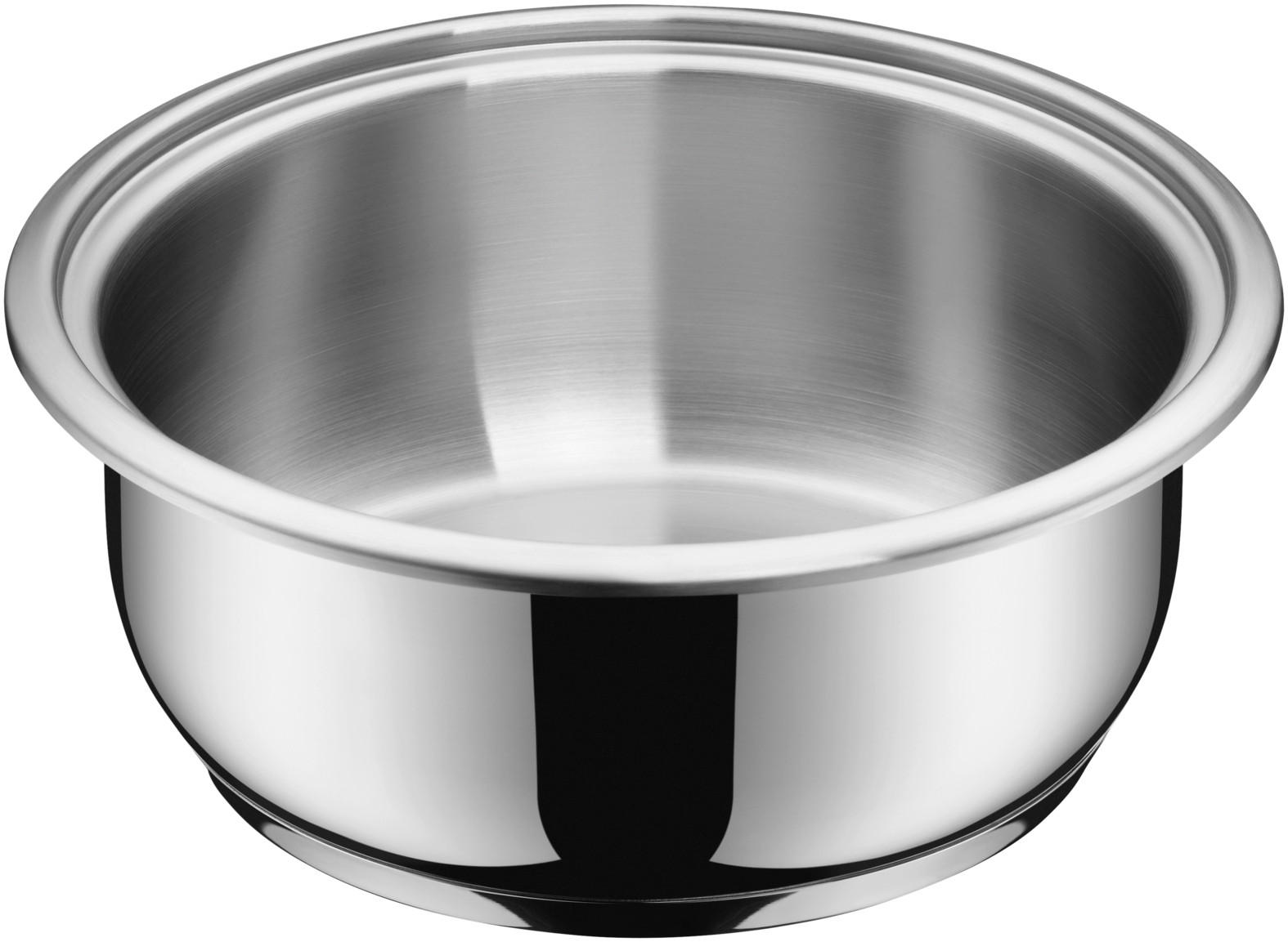 BRATENTOPF  - Edelstahlfarben, Design, Metall (20cm) - WMF