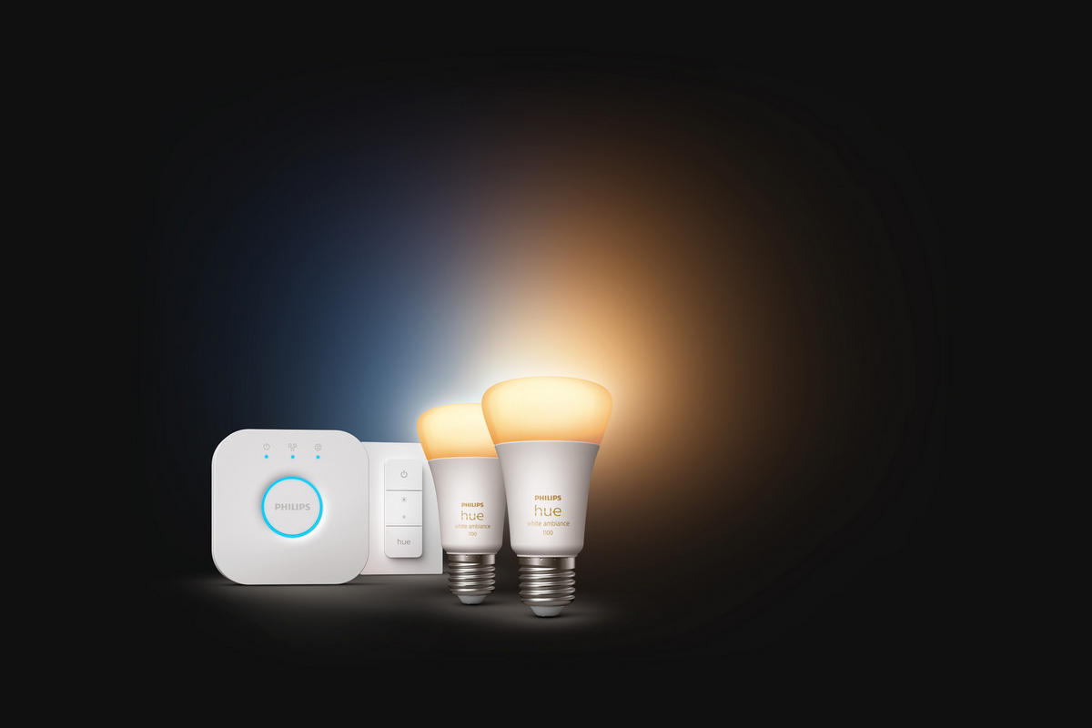 White Ambience Starterset   E27 11 W 1055 lm  - Weiß, Basics, Kunststoff (6,1/11/6,1cm) - Philips HUE