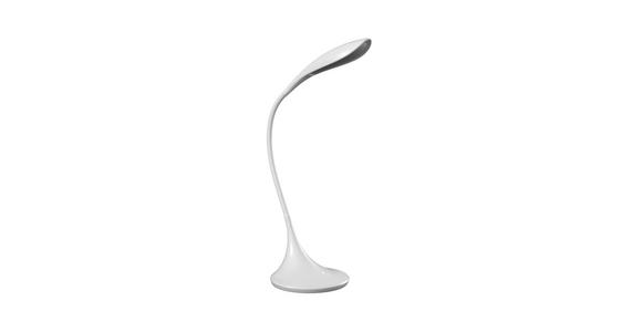SCHREIBTISCHLEUCHTE Propus 22/17/37,5 cm  - Weiß, Basics, Kunststoff (22/17/37,5cm) - Novel
