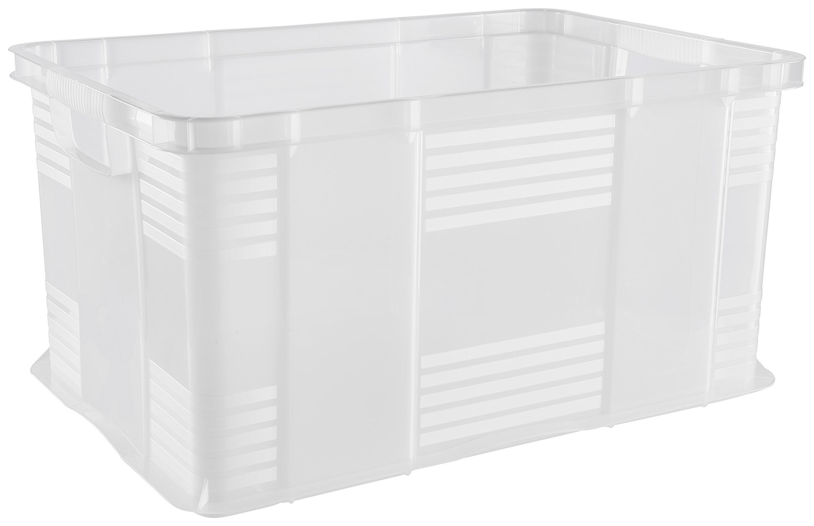 BOX, plast - průhledné, Basics, plast (39/31/59cm) - Rotho