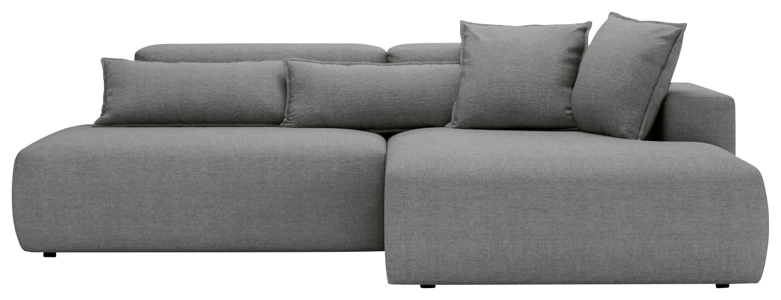 Livetastic Ecksofa Arte Dunkelgrau 284x160 cm