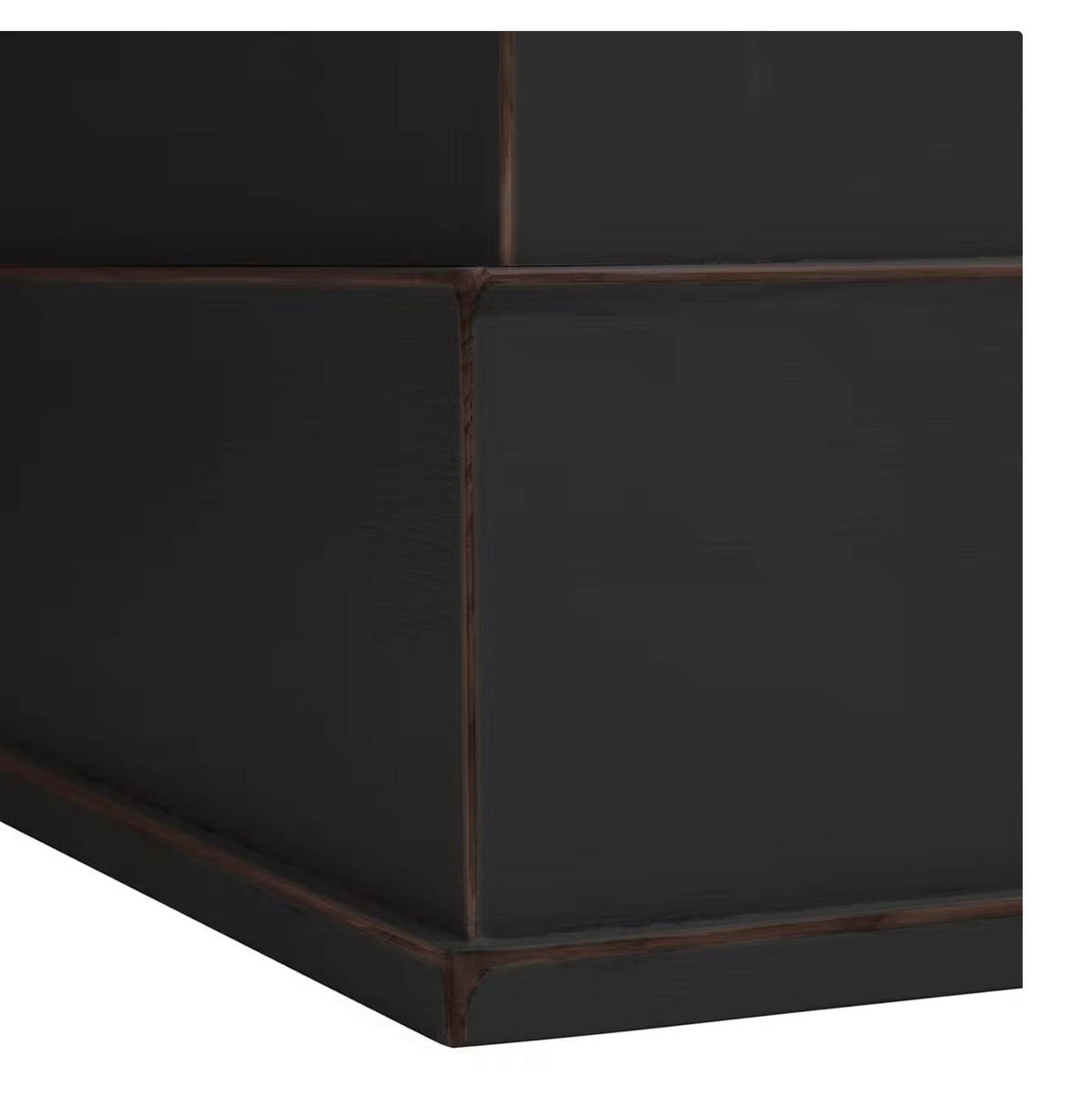 HIGHBOARD UrbanClass  in 190,5/219,5/49 cm  - Creme/Schwarz, LIFESTYLE, Glas/Holz (190,5/219,5/49cm) - Livetastic