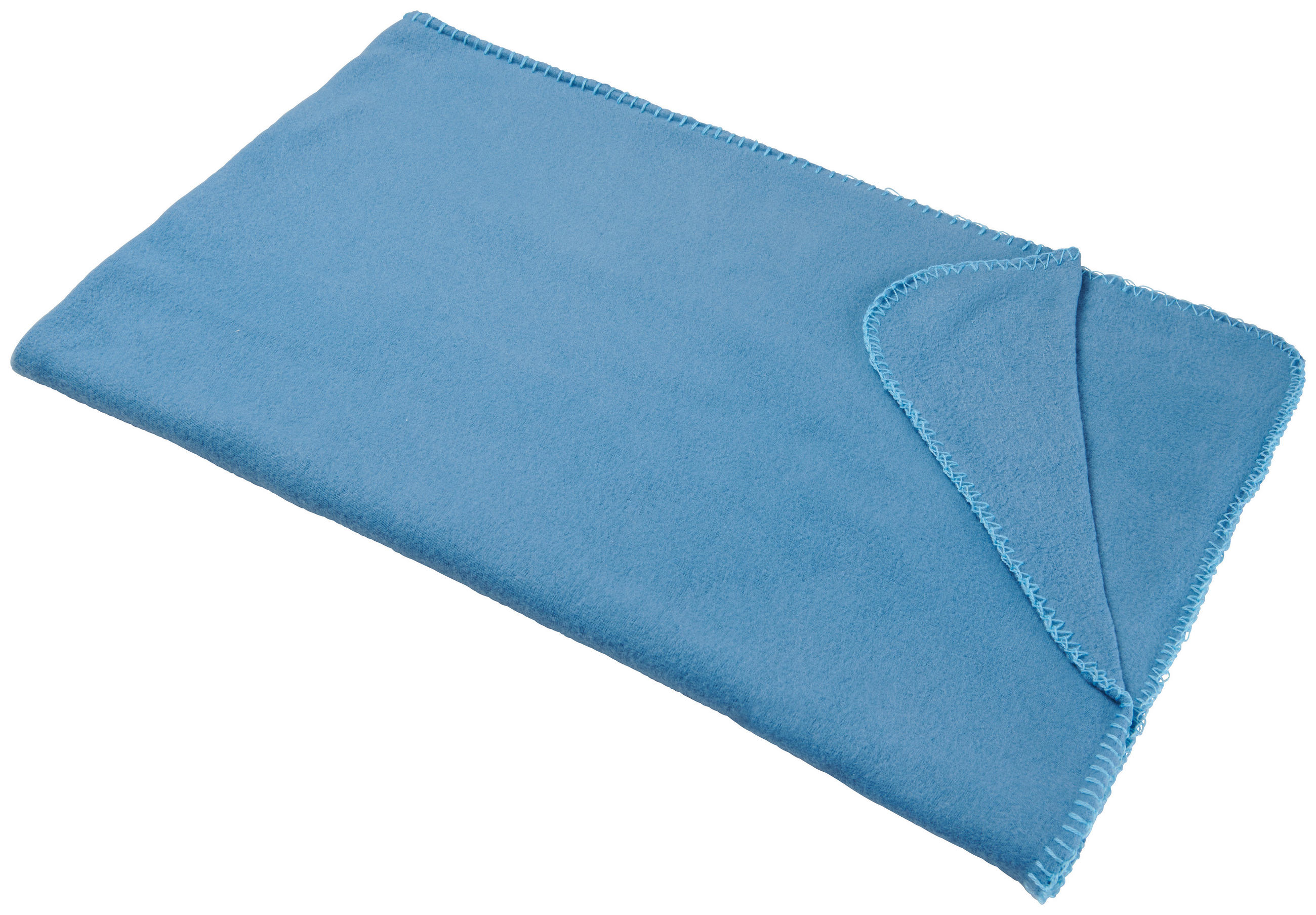 FLEECEDECKE BAKU 130/160 cm  - Blau, Basics, Textil (130/160cm) - Boxxx