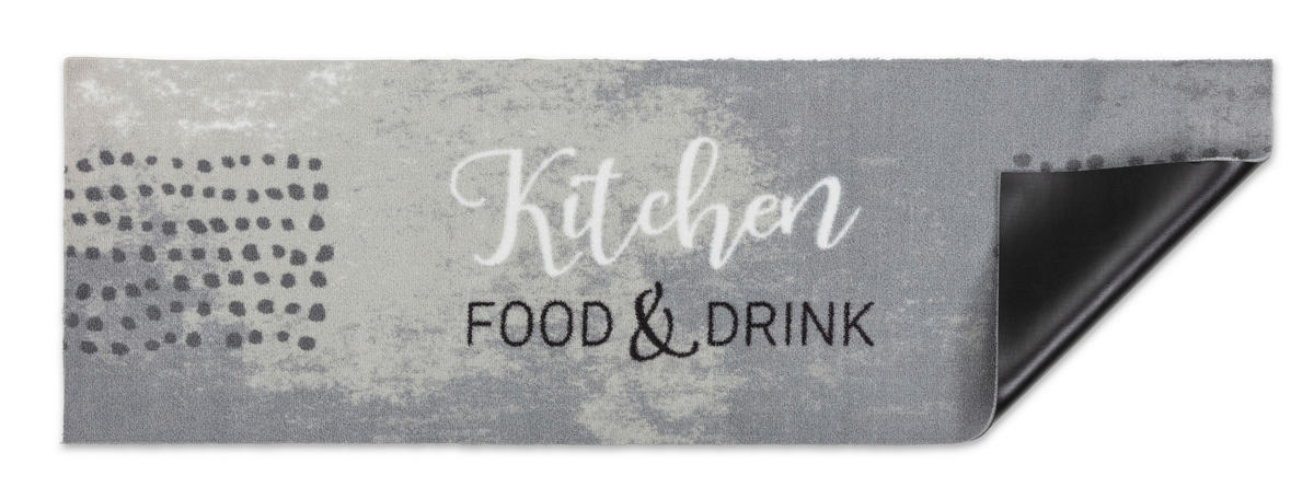 KÜCHENLÄUFER 50/150 cm Miabella Grau  - Grau, Basics, Kunststoff (50/150cm) - Astra