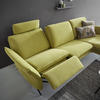 ECKSOFA Dunkelblau Chenille  - Anthrazit/Dunkelblau, Design, Textil/Metall (262/158cm) - Himolla Komfortklass
