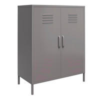 HIGHBOARD Bradford  in 79/100/39 cm  - Grau, Design, Metall (79/100/39cm) - MID.YOU
