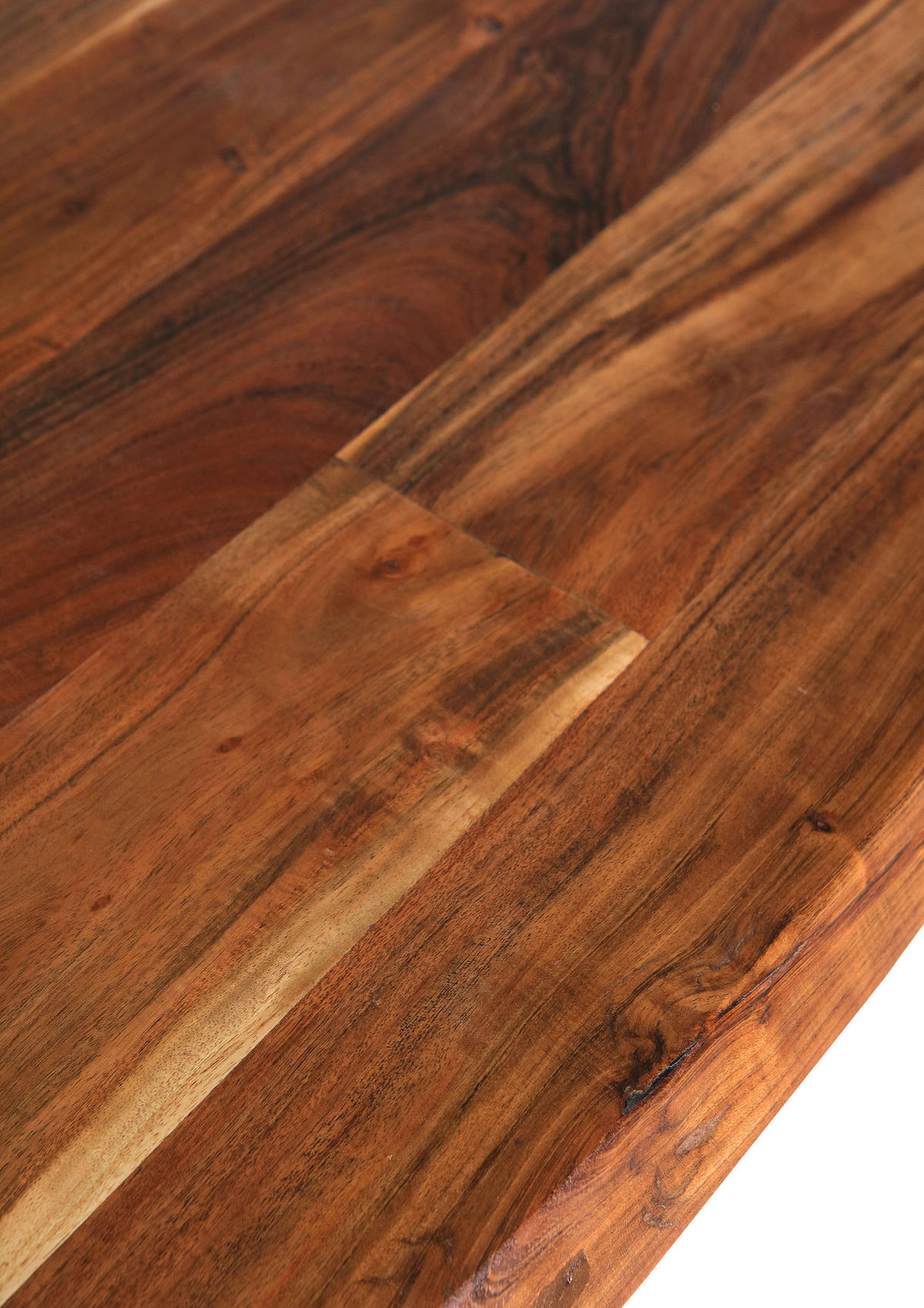 ESSTISCH 220/100/79 cm Echtholz  Holz rechteckig Naturfarben, Schwarz  - Schwarz/Naturfarben, ROMANTIK / LANDHAUS, Holz (220/100/79cm) - Landscape