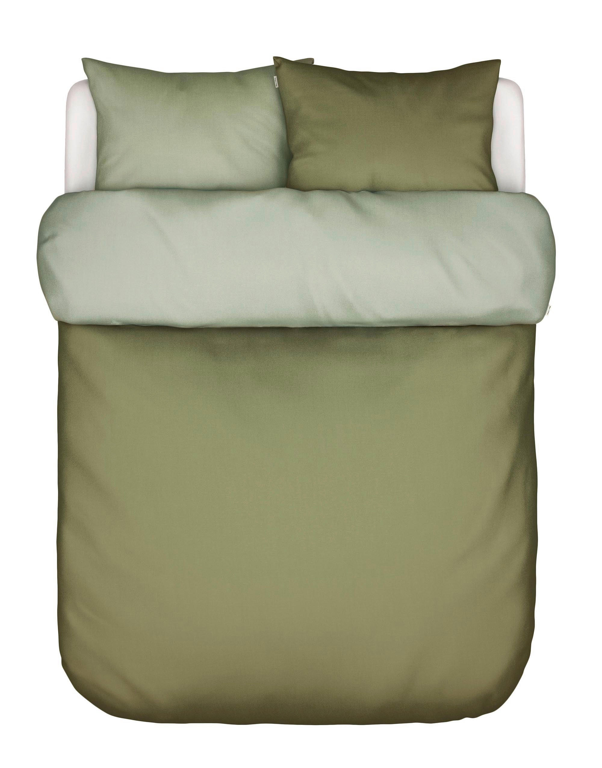 BETTWÄSCHE 3-teilig Erla Perkal 200/200 cm  - Dunkelgrün, KONVENTIONELL, Textil (200/200cm) - Marc O'Polo