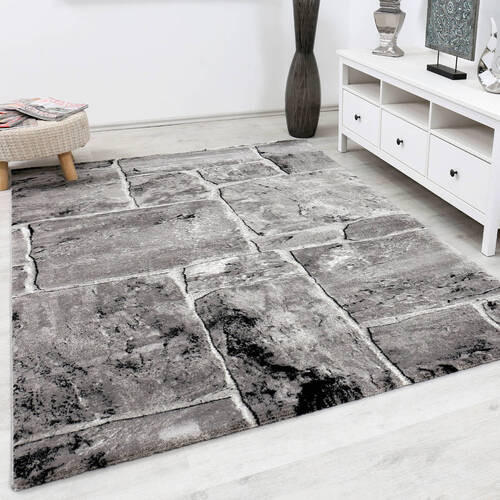 WEBTEPPICH 160/230 cm Grau  - Grau, MODERN, Textil (160/230cm)