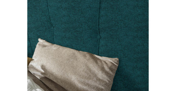 BOXSPRINGBETT 180/200 cm in Petrol, Wildeiche - Wildeiche/Petrol, Natur, Holz/Textil (180/200cm) - Valnatura
