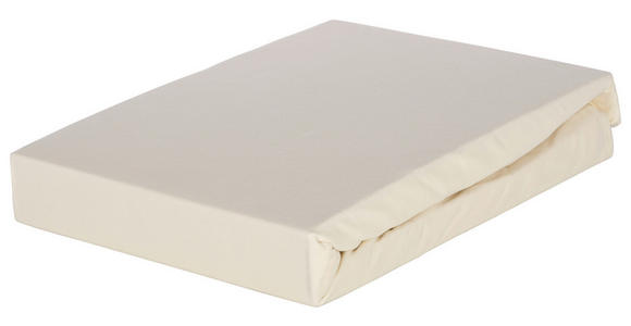 BOXSPRING-SPANNBETTTUCH 200/220 cm - Weiß, Basics, Textil (200/220cm) - Novel