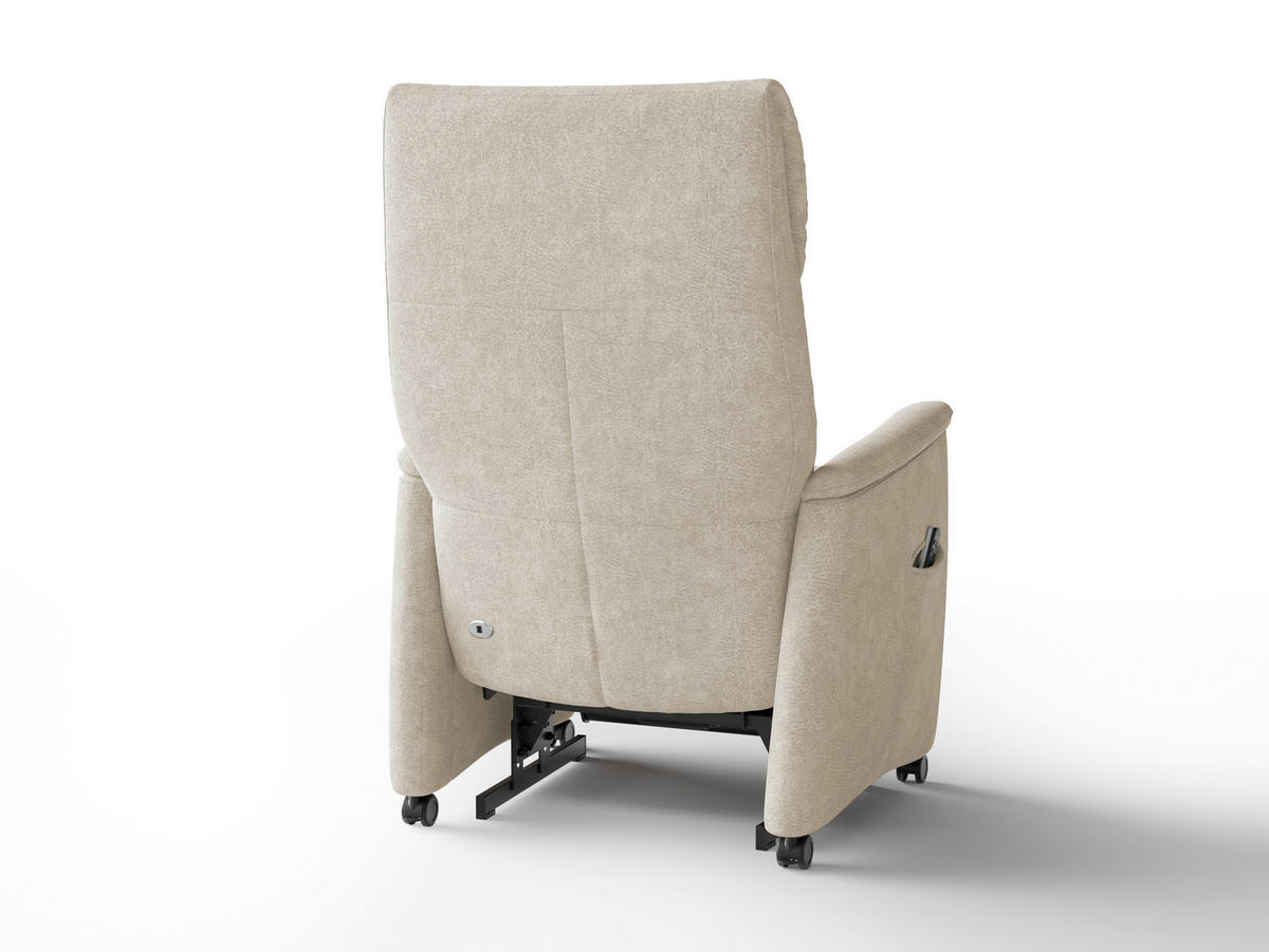 RELAXSESSEL in Textil Silberfarben  - Silberfarben/Schwarz, Basics, Kunststoff/Textil (76/110/84cm) - Sit & More