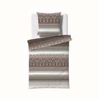 BETTWÄSCHE Aspen Biber 155/200 cm  - Braun, Design, Textil (155/200cm) - Fleuresse