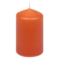 STUMPENKERZE  - Dunkelorange, Basics, Naturmaterialien (4,7/8,0cm)