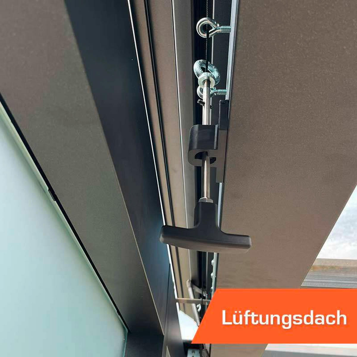 GERÄTEHAUS 443/229/338 cm  - Anthrazit, Basics, Kunststoff/Metall (443/229/338cm)