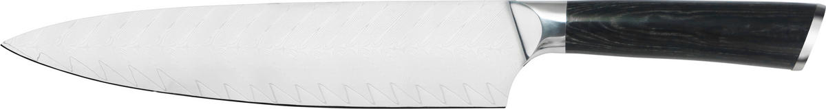 ŠÉFKUCHAŘSKÝ NŮŽ - barvy nerez oceli, Basics, kov/dřevo (33,5cm) - Homeware Profession.