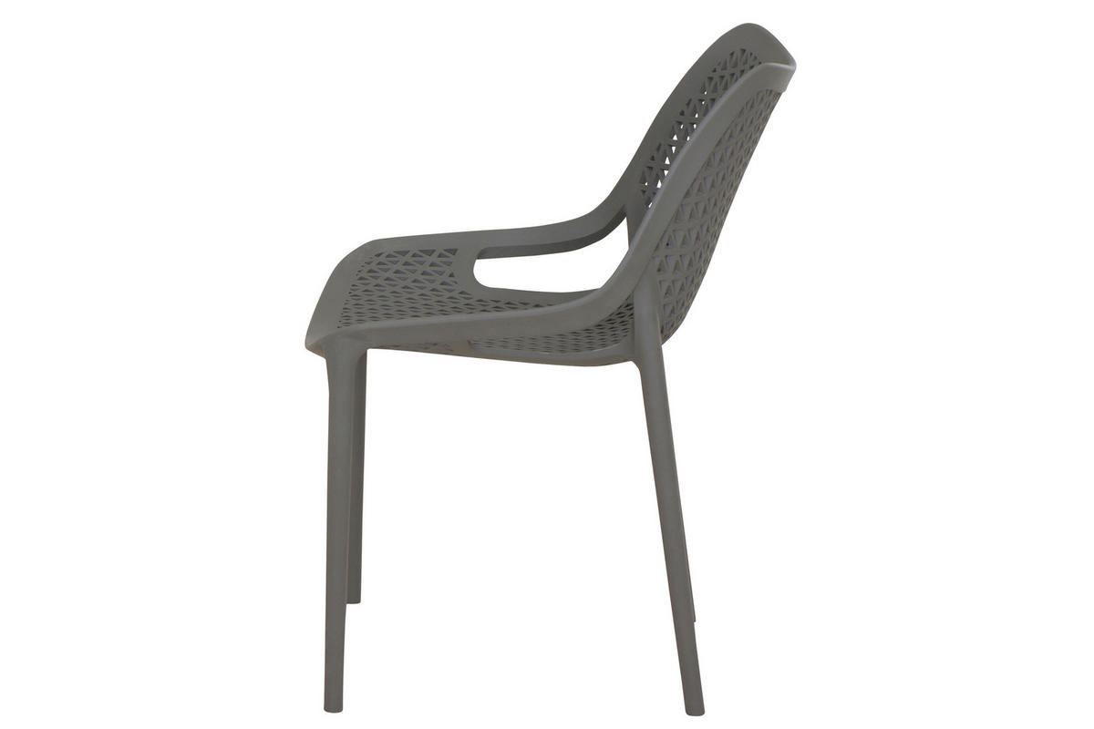 GARTENGARNITUR 5-teilig  - Anthrazit/Grau, Basics, Holzwerkstoff/Kunststoff (70/81/110cm) - Siena Garden