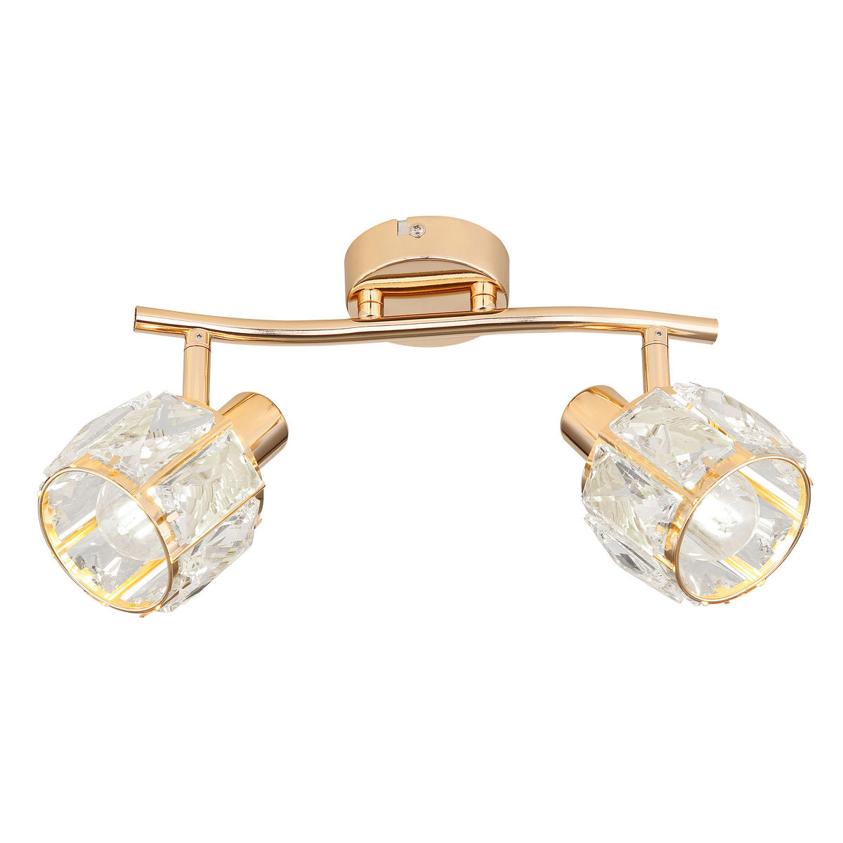 TAKLAMPA Dubai 28/9/18 cm  - roséguld, Klassisk, metall/glas (28/9/18cm)