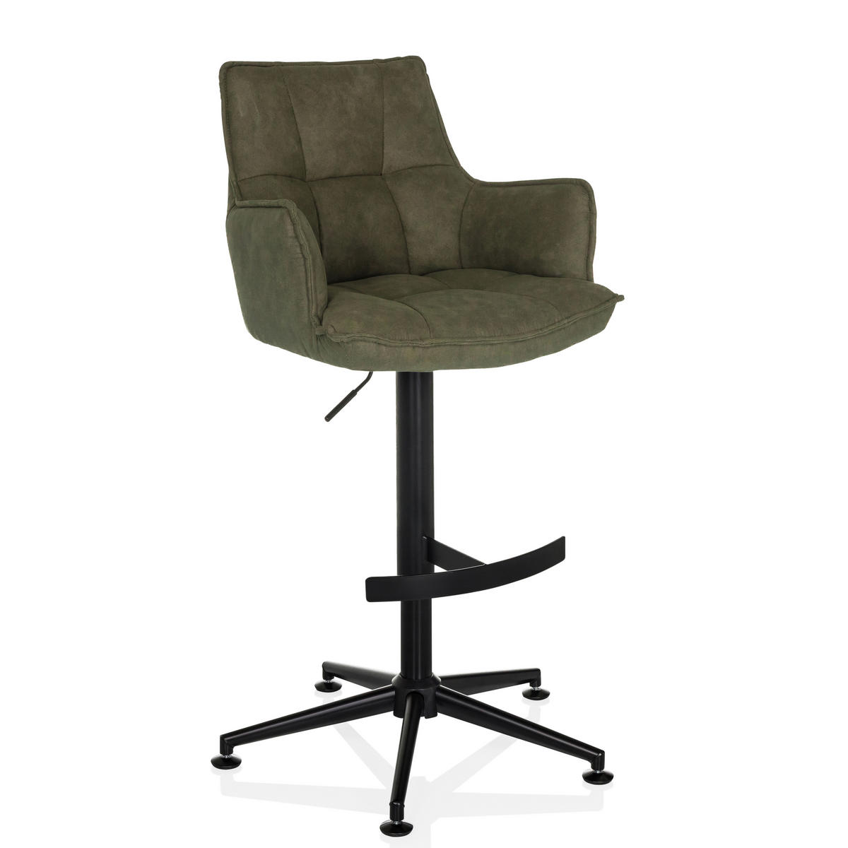 BARPALL i grön  - grön/svart, Modern, metall/textil (55/93/56cm) - MID.YOU