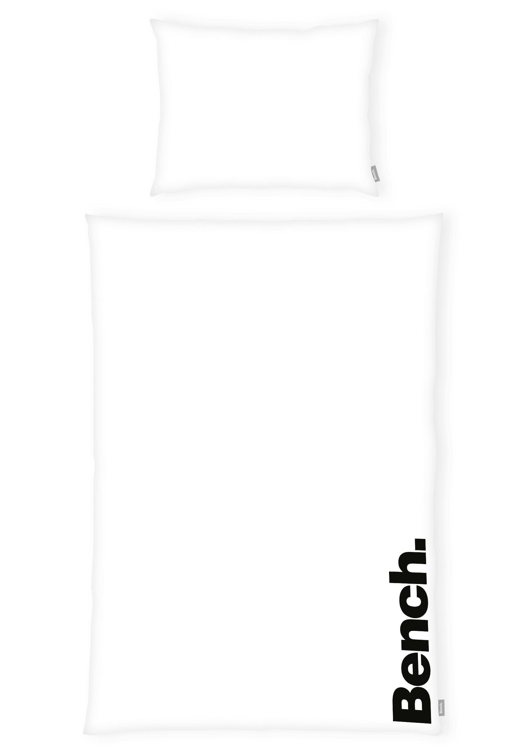 BETTWÄSCHE Renforcé 140/200 cm  - Schwarz/Weiß, KONVENTIONELL, Textil (140/200cm) - Bench