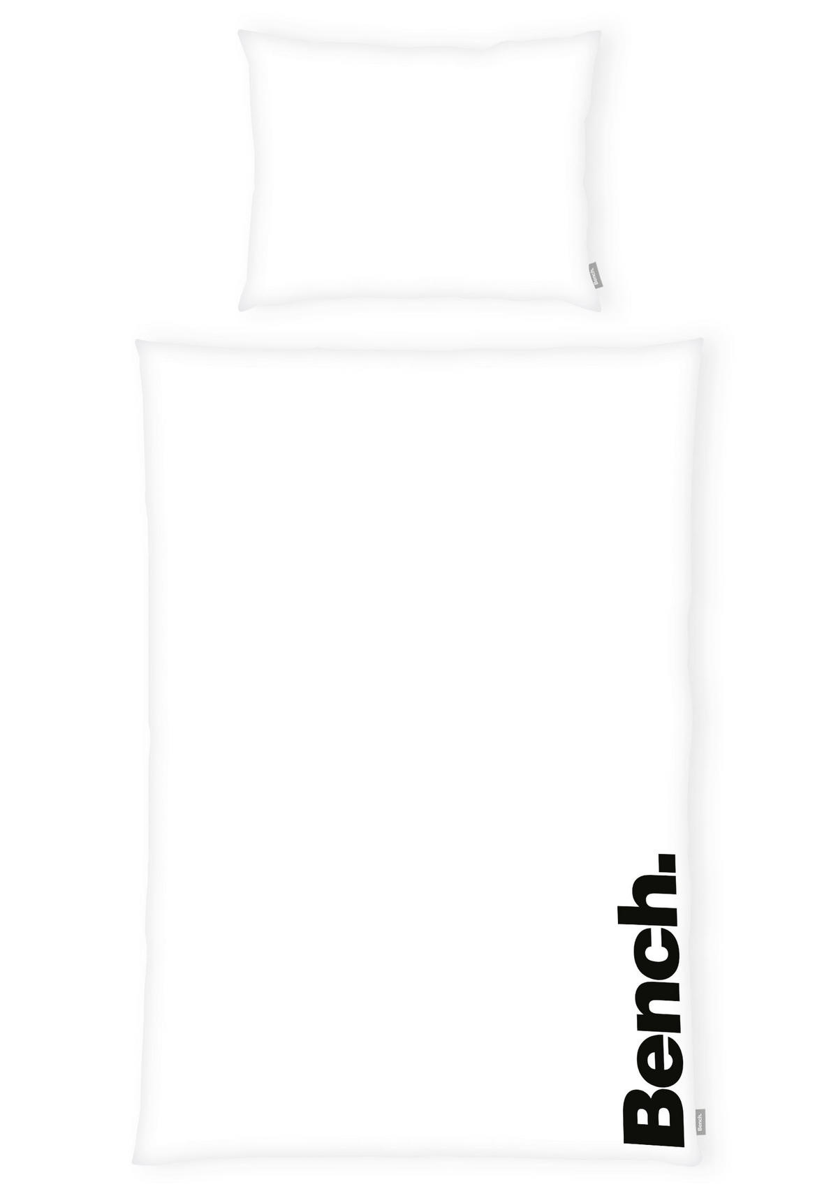 BETTWÄSCHE Renforcé 140/200 cm  - Schwarz/Weiß, KONVENTIONELL, Textil (140/200cm) - Bench