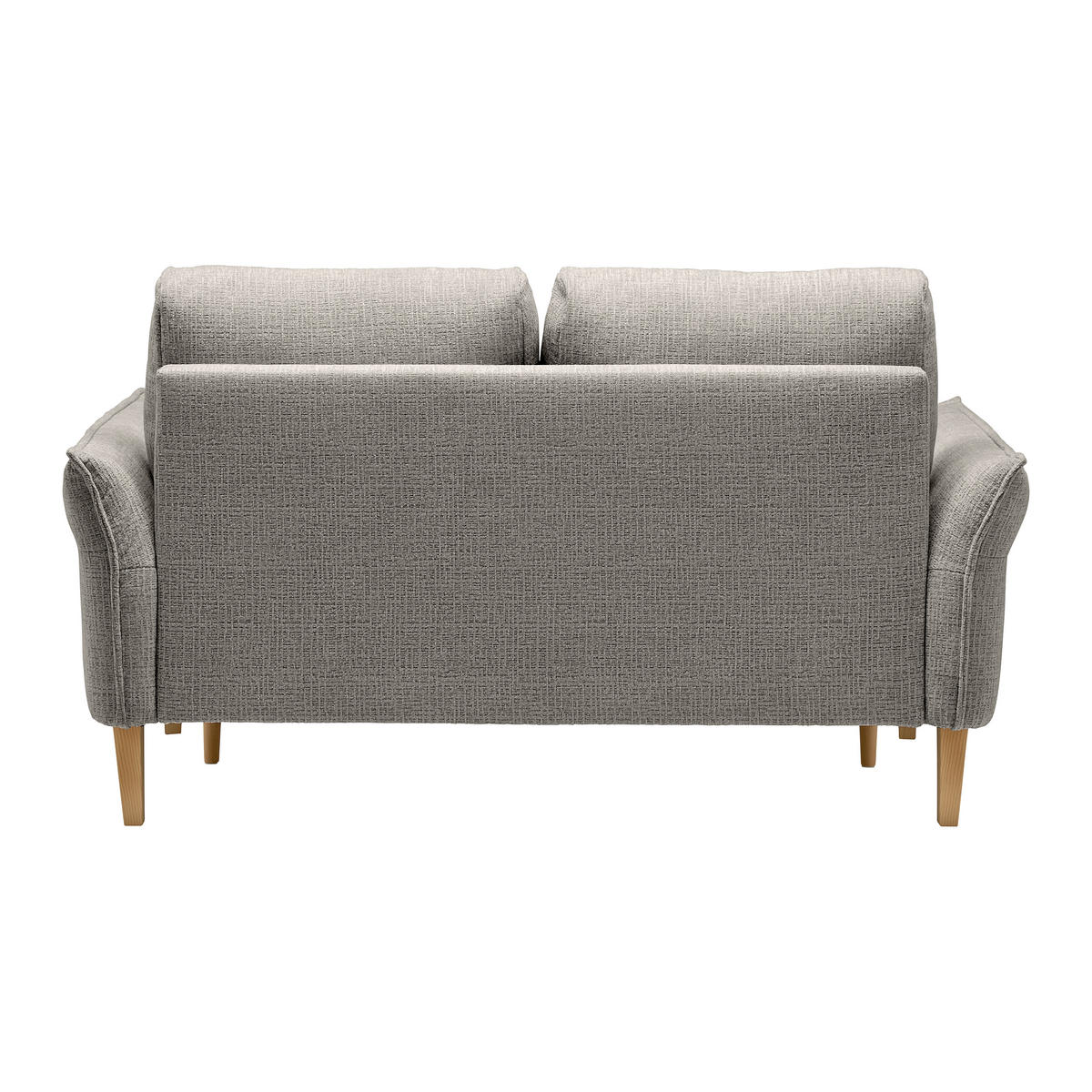 2-SITZER-SOFA in Webstoff Dunkelgrau  - Eichefarben/Dunkelgrau, Modern, Holz/Textil (150/85/92cm) - MID.YOU