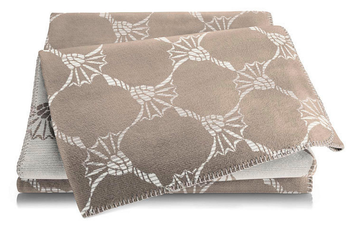 WOHNDECKE CORNFLOWER ALLOVER 150/200 cm  - Sandfarben, Design, Textil (150/200cm) - Joop!