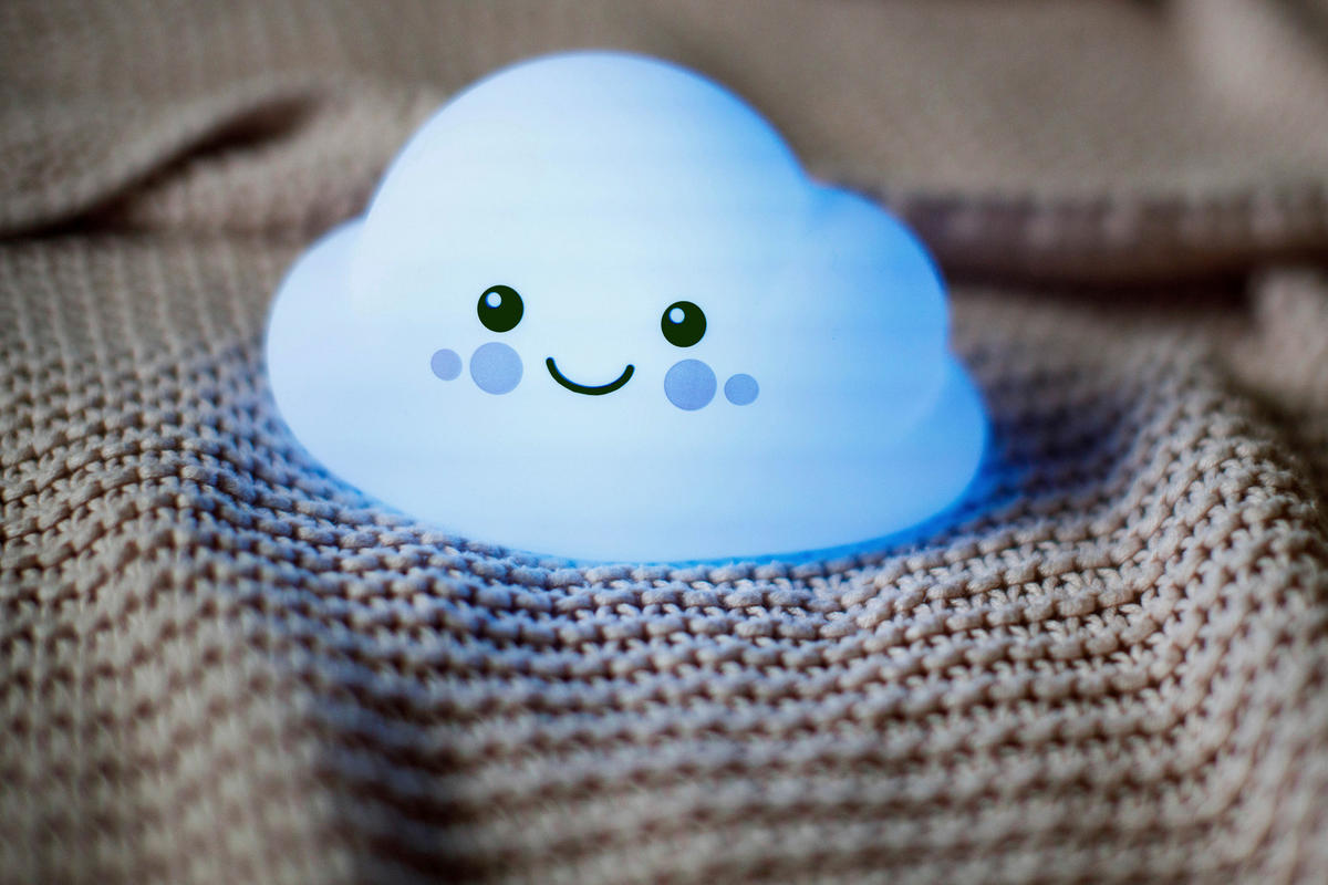 KINDER-NACHTLICHT Gio Cloud 13/9 cm   - Basics, Kunststoff (13/9cm)