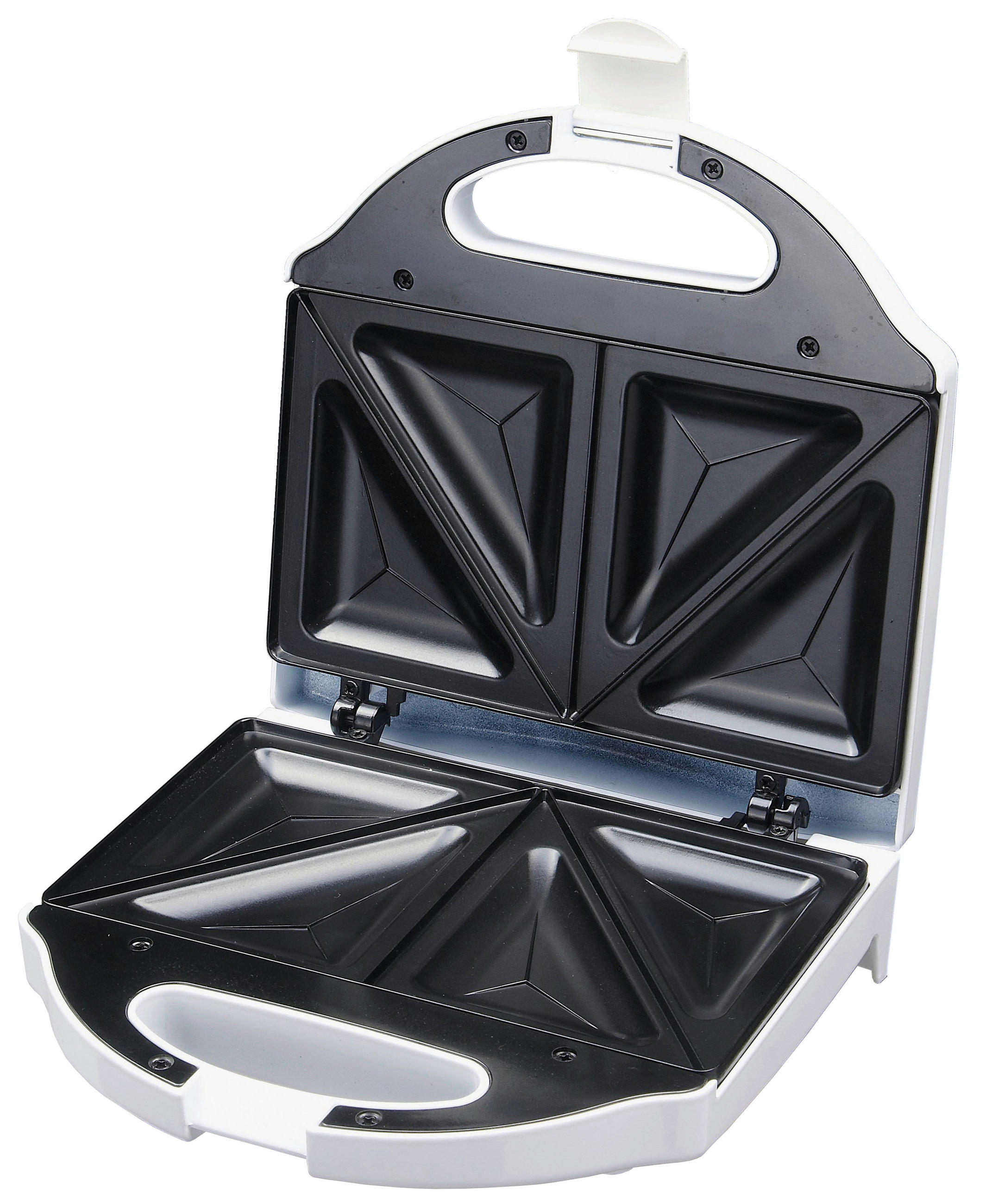 SANDWICHTOASTER  - Weiß, Basics, Metall (21,7/22/10cm) - Silva Homeline