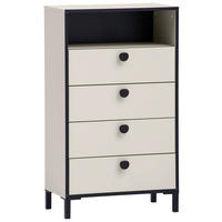 HIGHBOARD  in 60,2/103,4/33,05 cm  - Beige/Schwarz, Design, Holzwerkstoff/Kunststoff (60,2/103,4/33,05cm) - MID.YOU