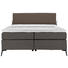 BOXSPRINGBETT 160/200 cm in Braun - Schwarz/Braun, Design, Textil/Metall (160/200cm) - Hom`in BOXSPRINGBETT 160/200 cm in Braun - Schwarz/Braun, Design, Textil/Metall (160/200cm) - Hom`in