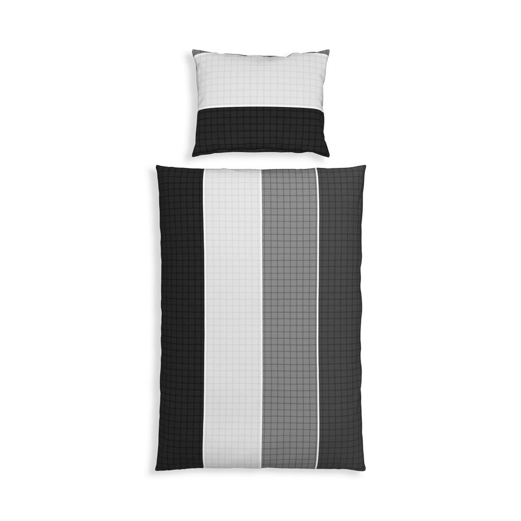 Renforce Bettwäsche 140x200 Cm Rosella Baumwolle Grau