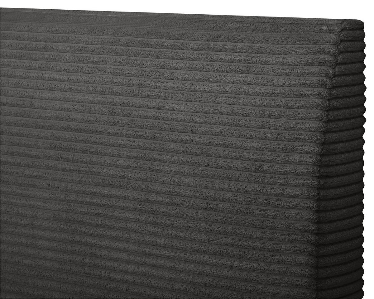 BOXSPRINGBETT 180/200 cm  in Grau  - Schwarz/Grau, Konventionell, Holz/Textil (180/200cm) - Carryhome