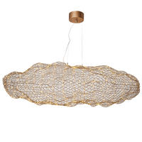 LED-HÄNGELEUCHTE HAYDEN 115/50/157 cm   - Goldfarben, Trend, Metall (115/50/157cm) - By Rydéns