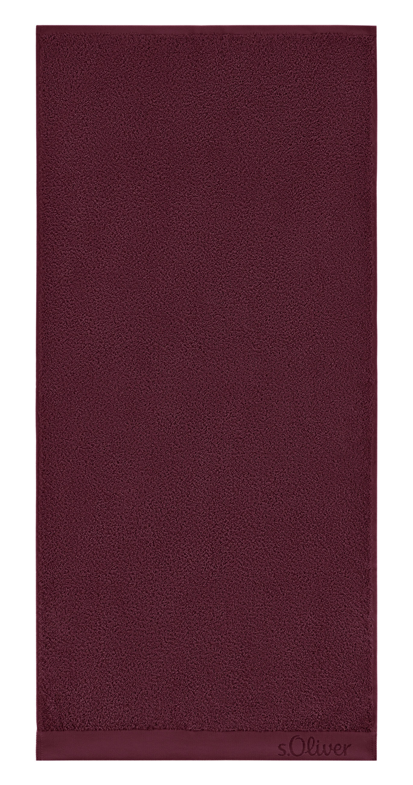 HANDTUCH s.Oliver Weinrot  - Weinrot, Trend, Textil (50/100cm) - S. Oliver