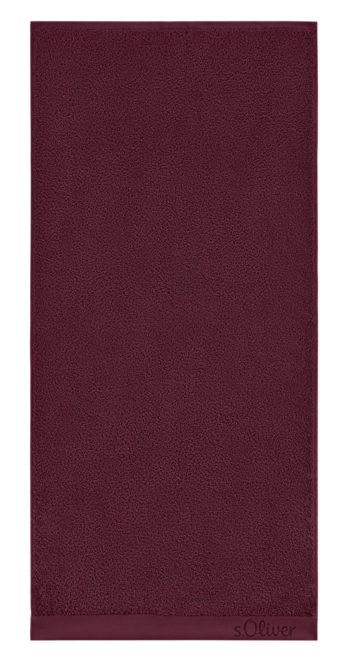 HANDTUCH s.Oliver Weinrot  - Weinrot, Trend, Textil (50/100cm) - S. Oliver