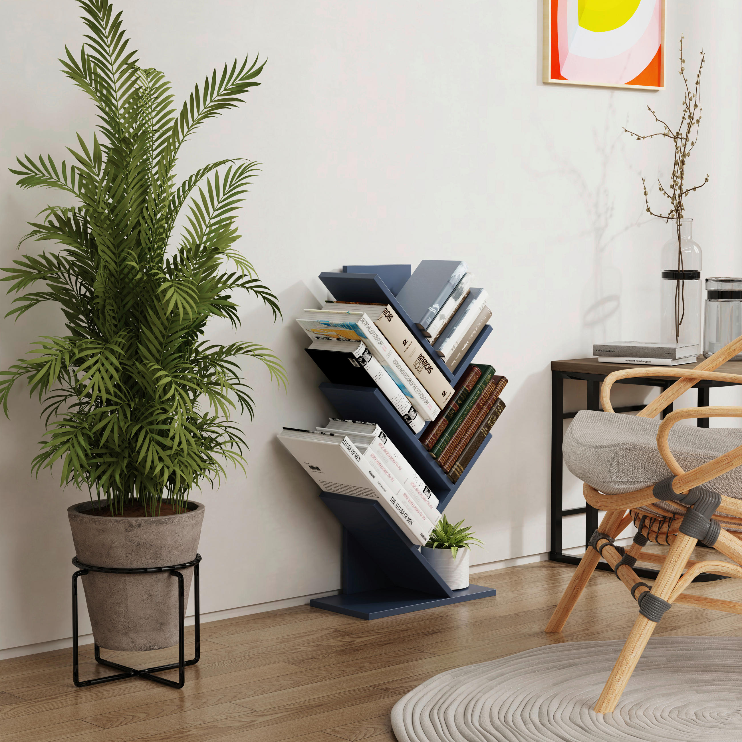 REGAL  40/77/20 cm Anthrazit  - Anthrazit, Design, Holzwerkstoff (40/77/20cm) - MID.YOU