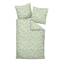 POSTELJNINA 135/200 cm mako saten zelena  - zelena, Basics, tekstil (135/200cm) - Janine
