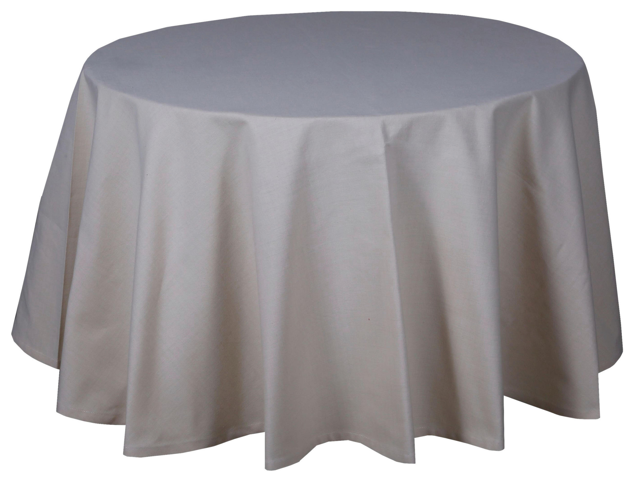 TISCHDECKE Textil Weiß 160 cm  - Weiß, Basics, Textil (160cm) - Novel